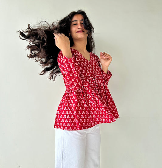 Surkh Kurti 😍❤️✨