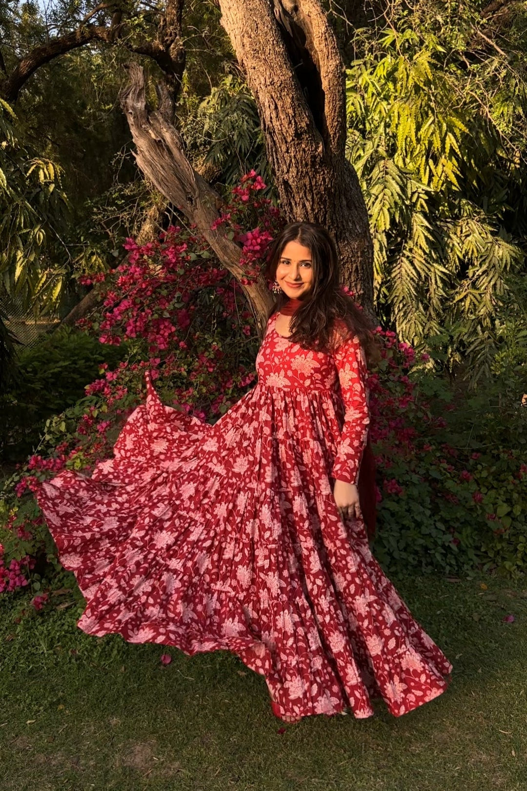 Laal Anarkali Set ❤️✨